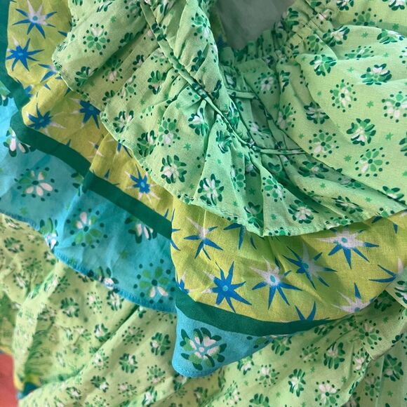 Hale Bob Vacation Resort Dress Pockets And Ruffles - Picture 7 of 9